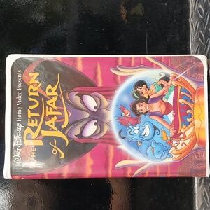 Disney The Return of Jafar VHS with Red and Purple Cover